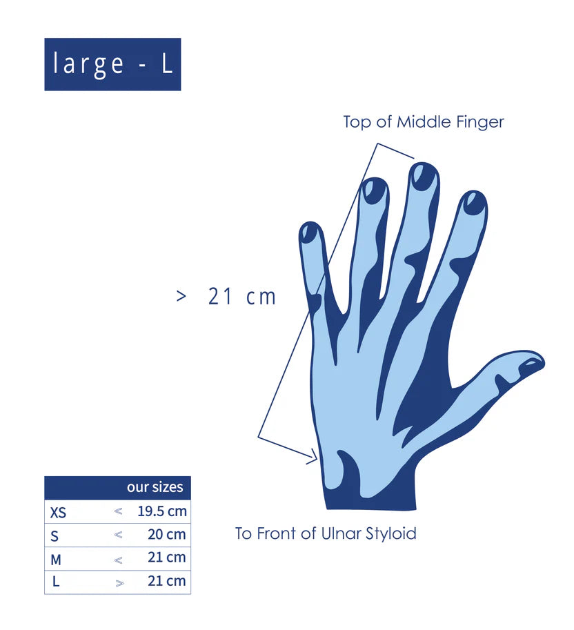 Size guide for Large